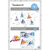 WandSticker4U® - Tile Stickers Sailing Boat Children I Wall Pictures: