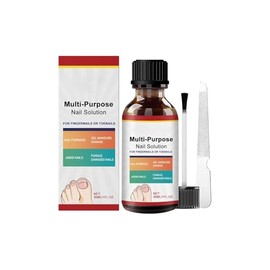 Nail Repair Liquid- Removes Discolored Nails Softens Thick Toenail Strengthens Nail Bed Structure, Natural Formula Deeply Nourishes Nail (30ML/1FL.oz)