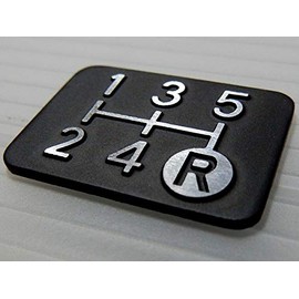 Tuningfan SPP-K501 Diamond Cut Shift Pattern Plate for 5 MT Cars