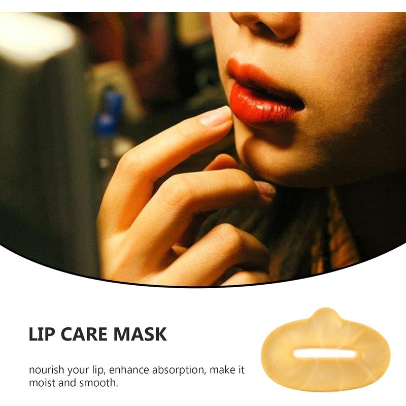 Mascarilla Labial de Colágeno 20 Piezas, Cuidado de Labios Nutritivo