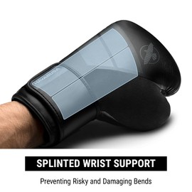 Hayabusa S4 Boxing Gloves for Men and Women - Black, 14 oz