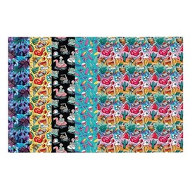 Glucomart Medical Tape for Nasogastric or Oxygen Tube (5 Count) – Maximum Strength Tube Tape, Waterproof & Hypoallergenic (Alt Summer Variety Pack) (Tube Tape)