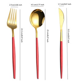 Reusable Utensils Set With Case, Reusable Travel Flatware，Travel Silverware Set With Case ，Reusable Travel Flatware For Home Office School Camping