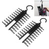 2PCS Closet Necktie Rack Tie Storage Display Hanger with 360