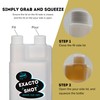 Exacto Shot Portable, Plastic Twin Neck Measurement Bottle, Outdoors Flask