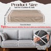 Geetery Plastic Sofa Seat Cushion Covers PVC Waterproof Couch Covers
