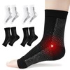 ACWOO Neuropathy Socks, 4 Pairs of Ankle Brace Orthopaedic Compression