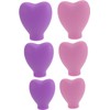 6 Piezas Estuche Para Brochas De Maquillaje De Silicona Fundas