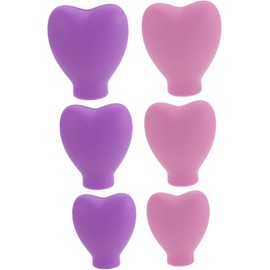 6 Piezas Estuche Para Brochas De Maquillaje De Silicona Fundas Protectoras Para Cabezal De Maquillaje Para Guardar y Organizar Brochas De