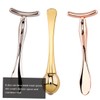 Healeved 1set Shaped Eye Massage Sticks Double-end Facial Mask Spoon