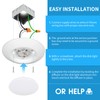 ECOELER 4 Inch LED Disk Light, Dimmable Flush Mount Ceiling