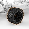 Hosim 4pcs 12mm hex Wheels and Tires for RIAARIO and
