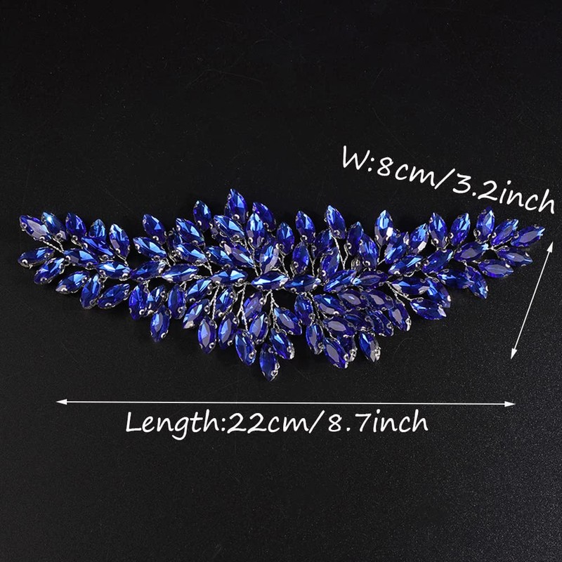 JWICOS Diadema de cristal para novia, accesorio para el cabello