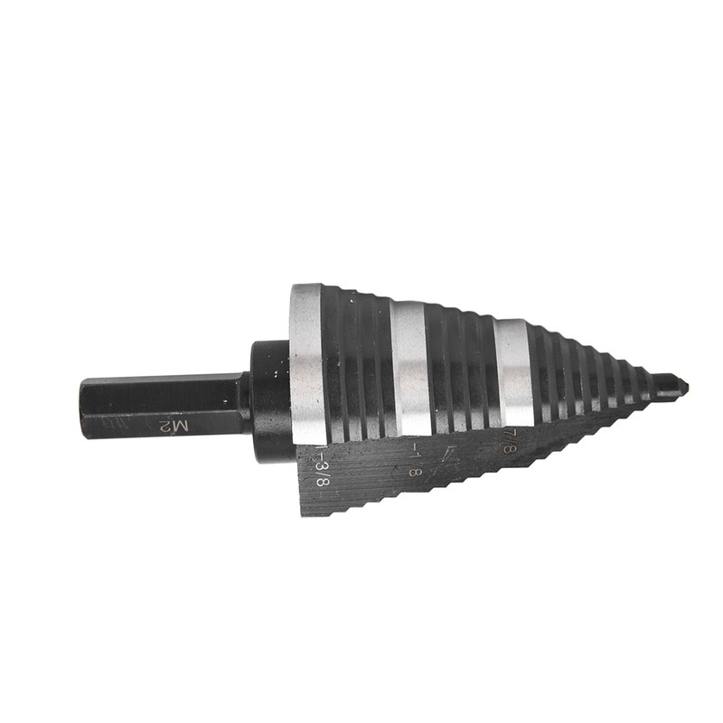 3/16 to 1‑3/8in Step Drill M2 High Speed Steel Nitrided
