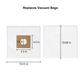 Cherimo Replacement Vacuum Bags Compatible With Eureka NEN170 Canister Lightweight Vacuum Cleaner (20 Pack)