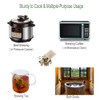 Aksuaple Eco-Fil Disposable Tea Filter Bags for Loose Tea, Wood