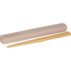 Yamanaka Lacquer C18039-8 BALANCED BE Chopsticks & Chopsticks Case Set, For Bento Bento Portable, 7.1 inches (18 cm), Made in Japan