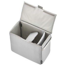 Hakuba Inner Softbox 02 300 Gray Inner Bag Soft Bag Camera Bag Gadget Case with Middle Divider Removable Lid 2KCS-40-300GY 4977187360042
