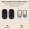 Vicoca for Honda Key fob Cover with Diamond Heart Keychain,