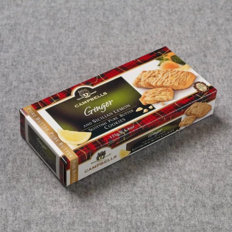 Campbells Shortbread with Ginger & Sicilian Lemon | Scottish Pure