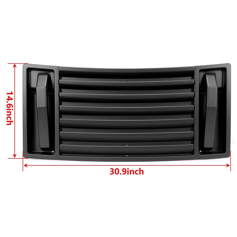 Kojem Hood Vent Grille Hood Handles Compatible with 2003-2009 Hummer