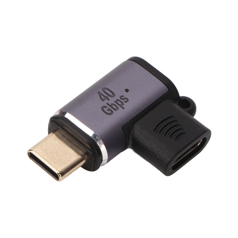 Magnetic Type C to Type C Adapter 24pin Elbow PD100W