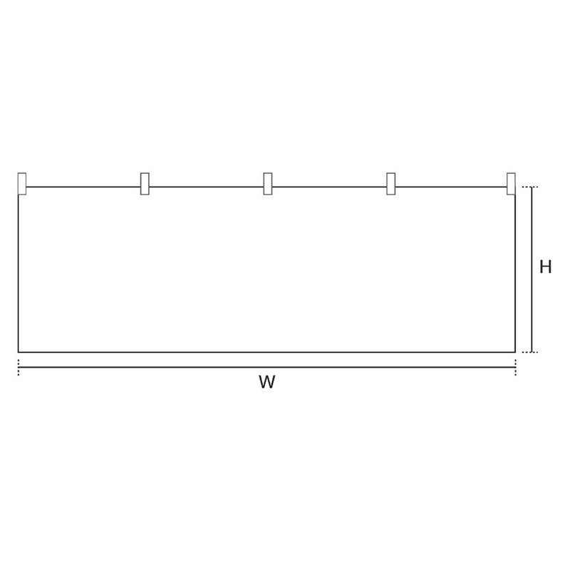 Hawk Seal Banner 40-5003 Banner White Plain