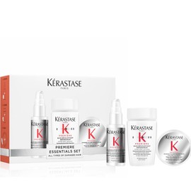 Kérastase Première Discovery Gift Set - Bonding Pre-Shampoo Treatment, Bonding Advanced Repairing Shampoo & Deep Nutrition Mask, Pure Citric Acid, Damaged Hair, Travel Size