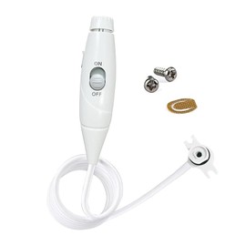 Accesorios de higiene bucal Repuestos de manguera y mango compatibles con irrigador bucal Waterpik Wp-100 Wp-300 Wp-660 Wp-662 Wp-670 Wp-672 Wp-900 (gris)