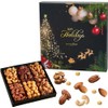 Nuts Gift Basket Arrangement Platter, Gourmet Food Snack Box, Healthy