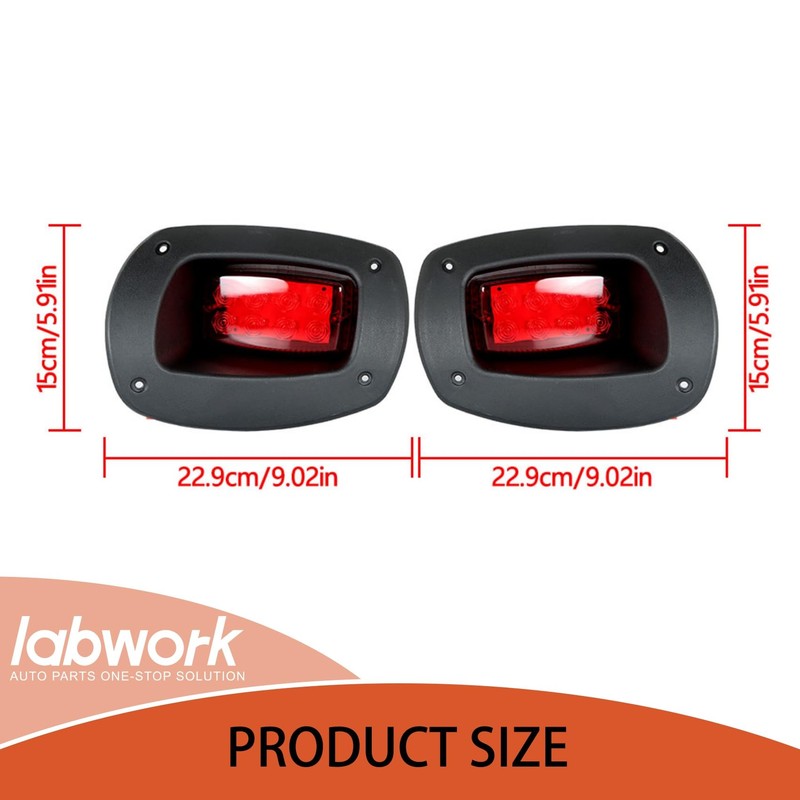 labwork Tail Light for Golf Cart Replacement for EZGO RXV