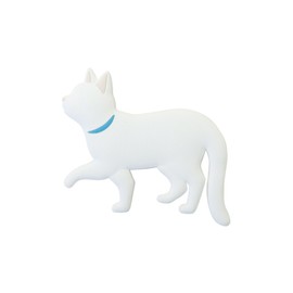 Toyo Case CSH-05 Cat Sticky Hook, Tekuteku, Shiro Size: Approx. W 3.4 x D 0.2 x H 3.2 inches (8.6 x 0.7 x 8.1