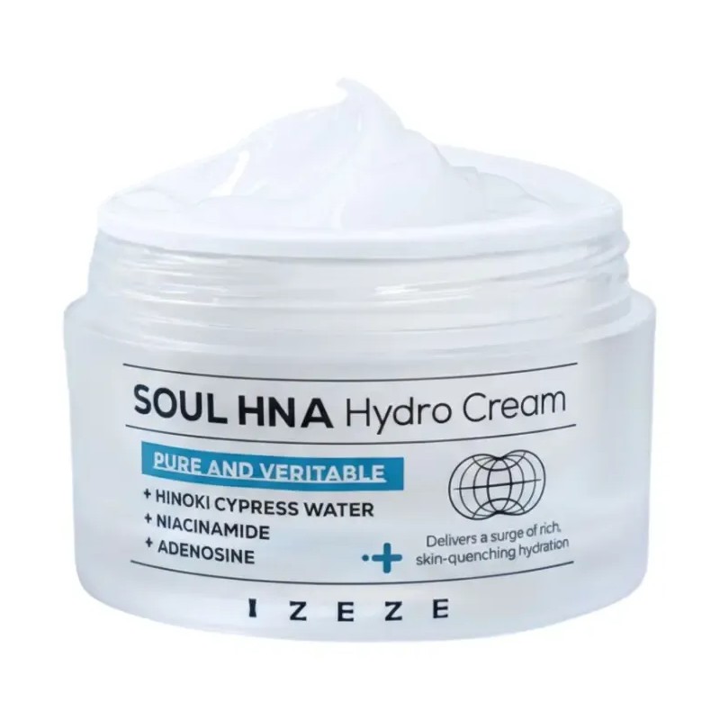 Crema Facial IZEZE Coreana Hydro con Niacinamida y Centella Asiática