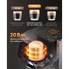 AMZCHEF Espresso Machine 20 Bar – Professional Coffee Maker with