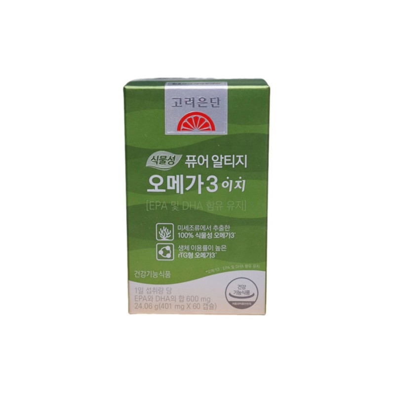Goryeo Eundan Korea Eundan Vegetable Pure Altige Omega 3 Easy
