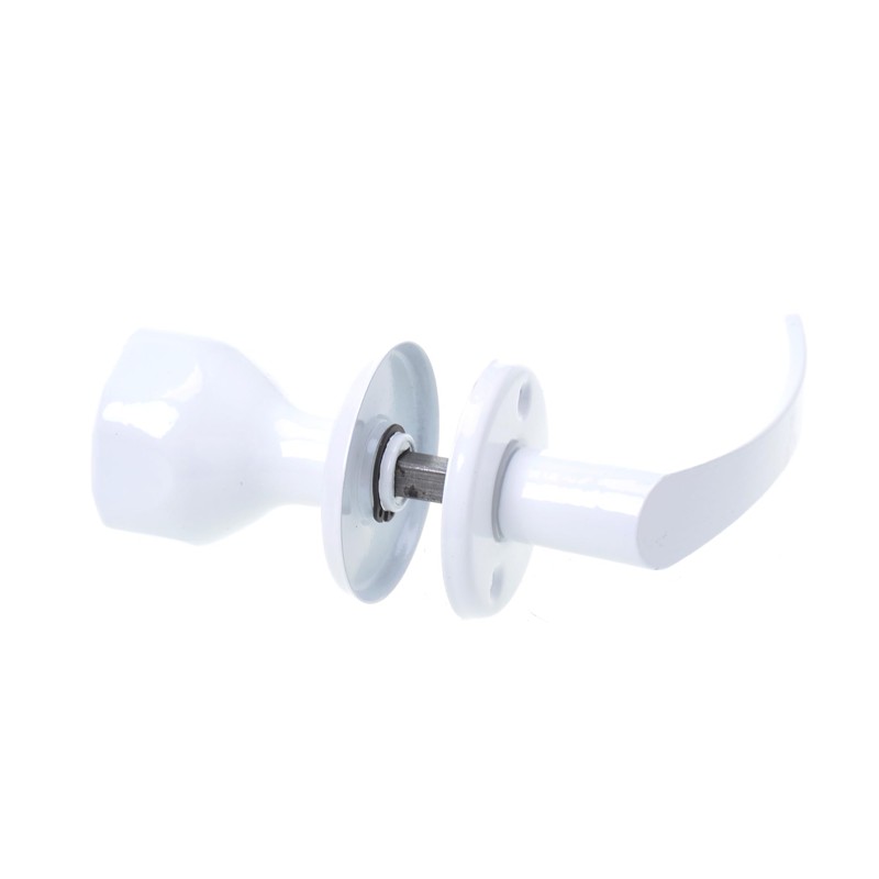 Aqbau® Door Handle with Door Knob Rotatable | Button Push