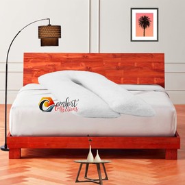 Teddy Fleece Full Body 9FT U Shaped Orthopaedic Pillowcase Cover With Zip Maternity Nursing Pregnancy Super Soft Snug Cuddles 9 Feet Pillowcase U Cover White 75cm x 135cm Approximate