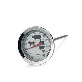 Kela 18/10 0-120° 5 cm Diameter Meat Thermometer Dot 5 cm Stainless Steel Silver 5 x 5 x 5 cm