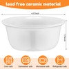 Rossesay 40 Pcs Ceramic Butter Warmers for Seafood Set 4.7oz