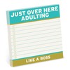 1-Count Knock Knock Adulting Large Sticky Notes (4 x 4-inches)