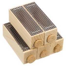 Yardwe 5pcs Wooden Queen Cages, Queen Cage Beekeeping Tools Queen Protector Cage for Queen Rearing and Beehive Splits