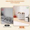 EKNITEY Rotating Utensil Caddy Holder - Higher Raised Cutlery Caddy