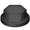 Bricoloco High Density Polyethylene Hexagonal Bolts and Nuts Plastic Cover