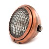 4into1 5.75" Bullet Side Mount Halogen Motorcycle Headlight w/Grill -