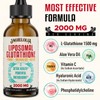 Liposomal Glutathione Liquid 2000MG – Antioxidant Detox Supplement for Women