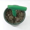 Plastic Bulb Planter Tool, 17cm Green Dibber with Measurement Scale