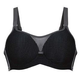 Anita Women's Underwired Sports Bra Performance wireX 5599 Black/Anthracite 32G