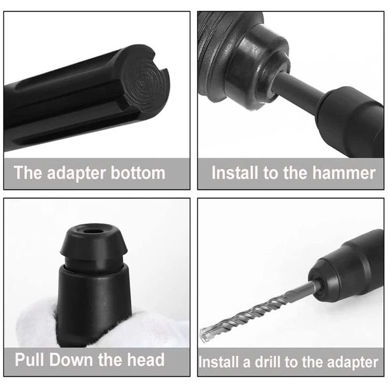 SDS Max to SDS Plus Adapter for Rotary Hammers, Chuck