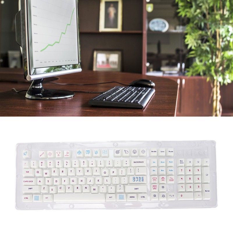 Keyboard Keycaps 108 Keys PBT Material OEM Keycaps Dye Sublimation