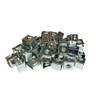 RackGold® Zinc 12-24 Slide-on Cage Nuts 50 Pack - USA